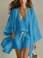 Lightweight Layered Casual Three-Piece Set